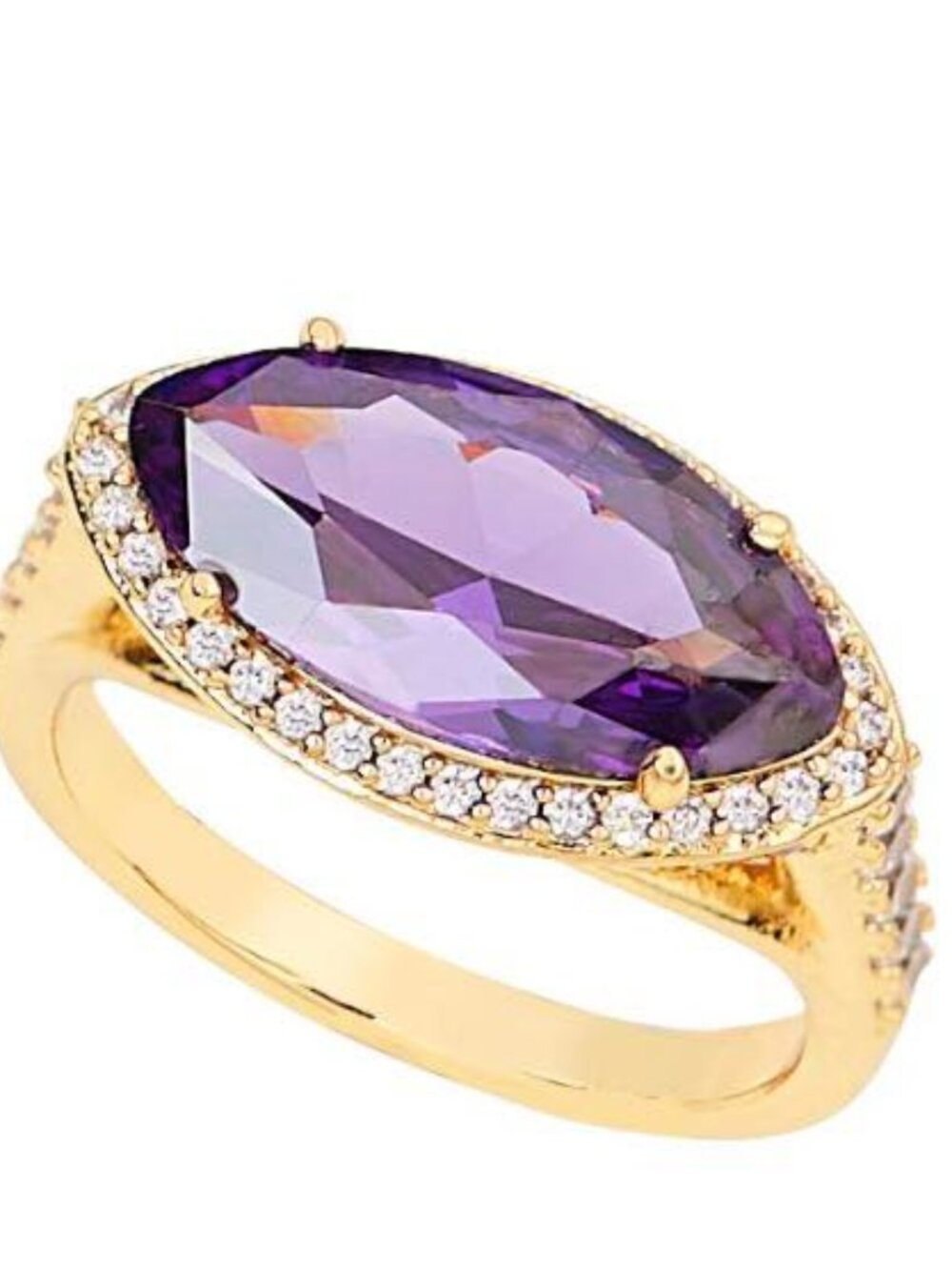 Park Lane Simulated Amethyst Huckleberry Ring